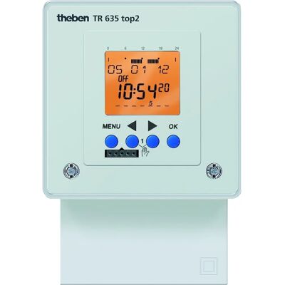 Minuterie digitale Theben TR 635 TOP2 - 1 canal, programmable - Publicité Minuterie digitale Theben TR 635 TOP2 - 1 canal, programmable - Publicité