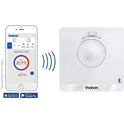 Thermostat Theben RAMSES 812 BLE - Programme hebdomadaire numérique - Contrôle via app Thermostat Theben RAMSES 812 BLE - Programme hebdomadaire numérique - Contrôle via app