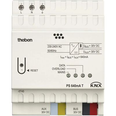 Theben 9070958 - Netzteil - 640mA, KNX, LED, Reset Theben 9070958 - Netzteil - 640mA, KNX, LED, Reset