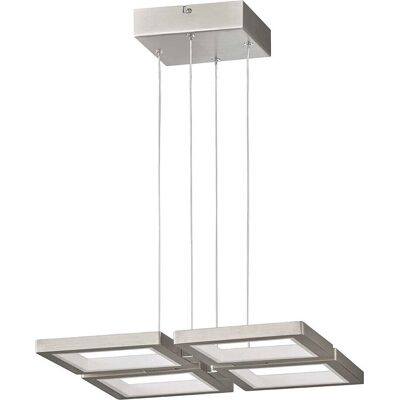 WOFI Lampada Sospensione LED Argento Regolabile - Lampada da Soffitto WOFI Lampada Sospensione LED Argento Regolabile - Lampada da Soffitto