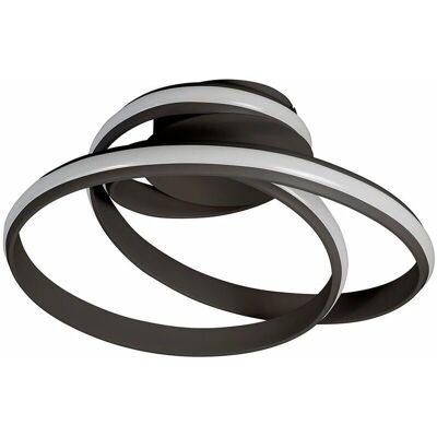 Luce a Soffitto WOFI - Modello TESS - Dimmerabile, 3 Livelli, Nero, 2100lm Luce a Soffitto WOFI - Modello TESS - Dimmerabile, 3 Livelli, Nero, 2100lm
