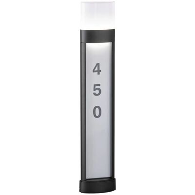 WOFI - Hausnummer LED-Leuchte - Außen Aluminium - Schwarz - IP54 WOFI - Hausnummer LED-Leuchte - Außen Aluminium - Schwarz - IP54