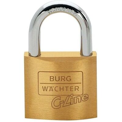 Burg Wächter Messing Vorhängeschloss - 50mm breit - Verschiedene Schlüssel Burg Wächter Messing Vorhängeschloss - 50mm breit - Verschiedene Schlüssel