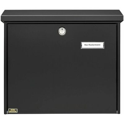BURG-WÄCHTER Comfort 913 S Wall-mounted Mailbox - Steel, Black BURG-WÄCHTER Comfort 913 S Wall-mounted Mailbox - Steel, Black