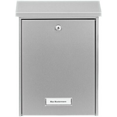 Burg-Wächter Hannover 3861 NI Caixa de correio de parede em aço inoxidável Burg-Wächter Hannover 3861 NI Caixa de correio de parede em aço inoxidável