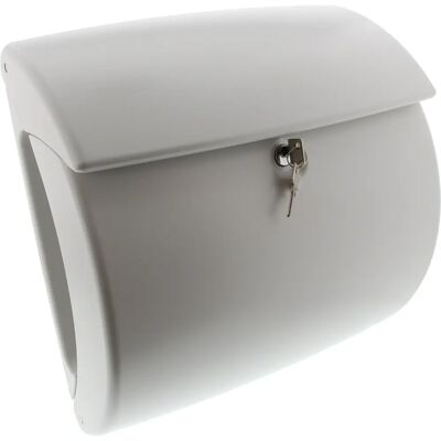 BURG WÄCHTER Kiel 886 W Briefkasten Weiß - Postkasten mit Zeitungsfach BURG WÄCHTER Kiel 886 W Briefkasten Weiß - Postkasten mit Zeitungsfach