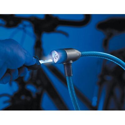 Burg-Wächter 340 65 L Fietsslot - Verlichte Sleutel, Kabel 12mm Burg-Wächter 340 65 L Fietsslot - Verlichte Sleutel, Kabel 12mm