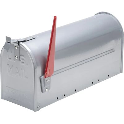 Boîte aux lettres US Burg Wächter Aluminium Argent - Grande Capacité - Type de Produit - Publicité Boîte aux lettres US Burg Wächter Aluminium Argent - Grande Capacité - Type de Produit - Publicité