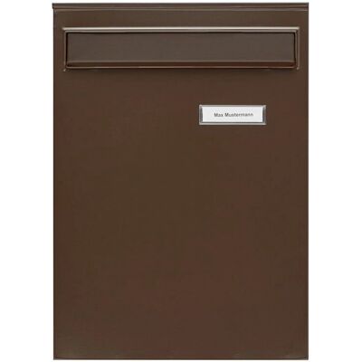 BURG-WÄCHTER Leipzig 778 BR Wandbriefkasten - Stahl, Braun, DIN C4 BURG-WÄCHTER Leipzig 778 BR Wandbriefkasten - Stahl, Braun, DIN C4