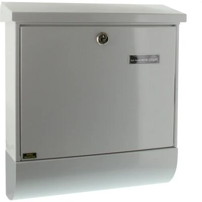 Burg Wächter Vario 86720 W Mailbox - Weatherproof, with Newspaper Slot Burg Wächter Vario 86720 W Mailbox - Weatherproof, with Newspaper Slot