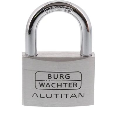 Burg Wächter 770 60 SB Aluminium Hangslot - Slot Burg Wächter 770 60 SB Aluminium Hangslot - Slot