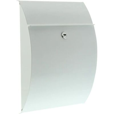 Burg Wächter 38700 Capri Steel Mailbox White - Mail Box Burg Wächter 38700 Capri Steel Mailbox White - Mail Box