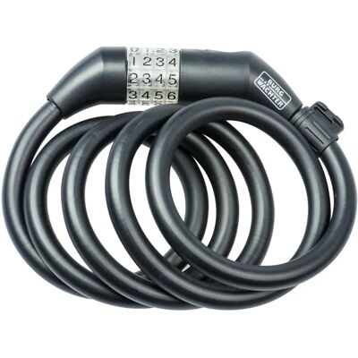 Burg-Wächter 1235 180 L Black Cable Lock - Lock & Security Burg-Wächter 1235 180 L Black Cable Lock - Lock & Security