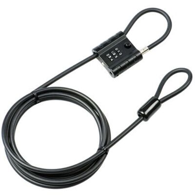 Candado de cable Burg-Wächter Snap+Lock 725 300 - Negro Candado de cable Burg-Wächter Snap+Lock 725 300 - Negro