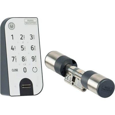 Burg Wächter 7602 Elektronisches Türschloss - Fingerabdruck & Bluetooth Burg Wächter 7602 Elektronisches Türschloss - Fingerabdruck & Bluetooth