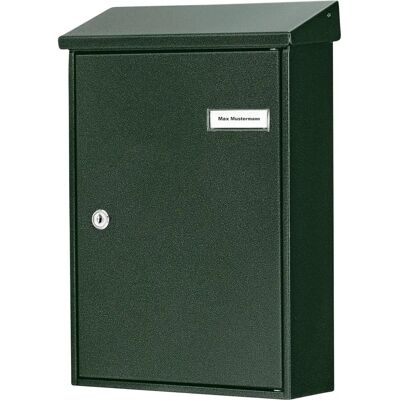 Burg Wächter Briefkasten - Briefkasten, grün, 92x370x270mm - Postkasten Burg Wächter Briefkasten - Briefkasten, grün, 92x370x270mm - Postkasten