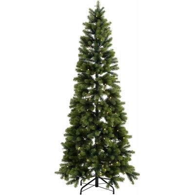 CREATIV DECO Künstlicher Weihnachtsbaum - Dunkelgrün, 180cm, Faltbar, Innen CREATIV DECO Künstlicher Weihnachtsbaum - Dunkelgrün, 180cm, Faltbar, Innen