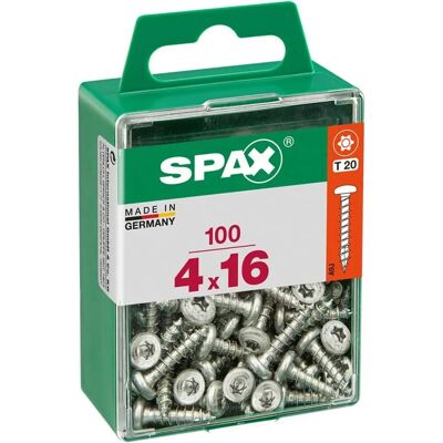 SPAX Schrauben 4x16mm Karton - Holz, Universell, Stahl SPAX Schrauben 4x16mm Karton - Holz, Universell, Stahl