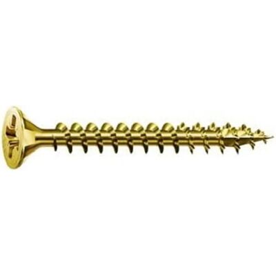 Żółty Uniwersalny Śruba Spax - Pełny gwint, Krzyż, 16mm Żółty Uniwersalny Śruba Spax - Pełny gwint, Krzyż, 16mm