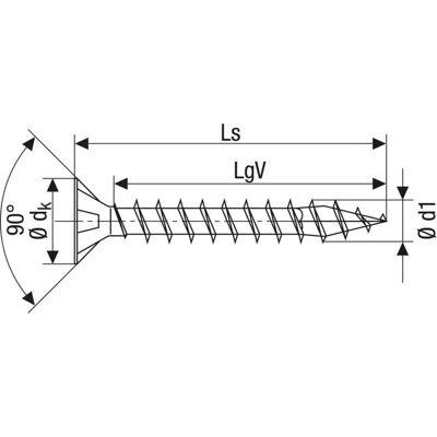 ABC Spax - Viti Testa Svasata Pozidriv Bronzata - Screw ABC Spax - Viti Testa Svasata Pozidriv Bronzata - Screw