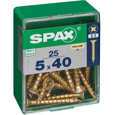 SPAX - Flachkopfschraube für Holz - 5x40 mm SPAX - Flachkopfschraube für Holz - 5x40 mm