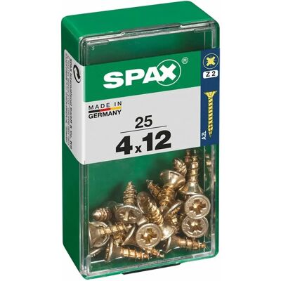 SPAX 4081020400121 Holzschraube Flachkopf - Schrauben SPAX 4081020400121 Holzschraube Flachkopf - Schrauben