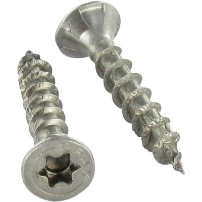 SPAX FRANCE SPAX Parafuso Torx Aço Inoxidável - Ø4 x 30 mm - Cabeça afurada - Rosca completa - Embalagem com 200 SPAX FRANCE SPAX Parafuso Torx Aço Inoxidável - Ø4 x 30 mm - Cabeça afurada - Rosca completa - Embalagem com 200