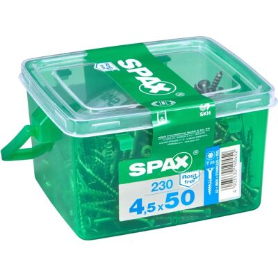 SPAX - 4CUT 4,5 x 50 mm - Edelstahl - Teilgewinde - Schraube SPAX - 4CUT 4,5 x 50 mm - Edelstahl - Teilgewinde - Schraube