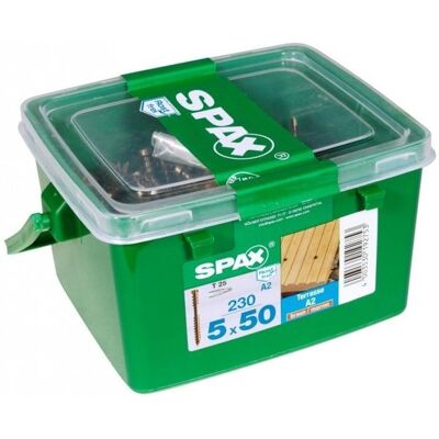 Spax Modell L50 - Edelstahl 230 Außenschrauben T20 Spax Modell L50 - Edelstahl 230 Außenschrauben T20