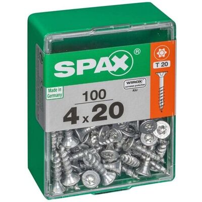 Vis universelle SPAX WIROX 4x20mm - Vis pour bois et métal Vis universelle SPAX WIROX 4x20mm - Vis pour bois et métal