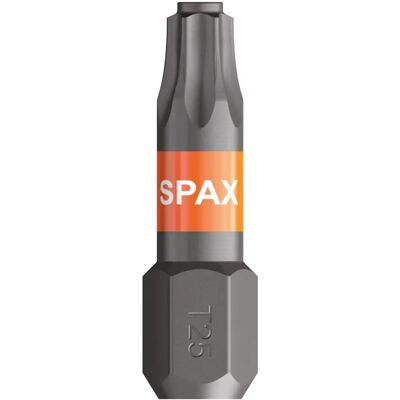Bits de destornillador Spax T25 - Cortos, Naranja - Bits de atornillador Bits de destornillador Spax T25 - Cortos, Naranja - Bits de atornillador