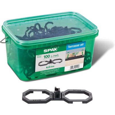 Spax 6,5 mm Terrassen-Abstandshalter AIR - 100 Stück Spax 6,5 mm Terrassen-Abstandshalter AIR - 100 Stück