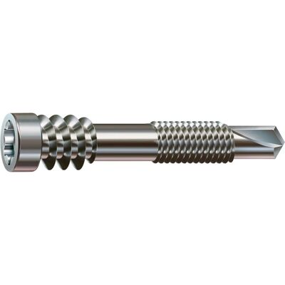 SPAX rustfrit stål terrasse skruer 5x44mm - Fastgørelsesgevind - T25 SPAX rustfrit stål terrasse skruer 5x44mm - Fastgørelsesgevind - T25