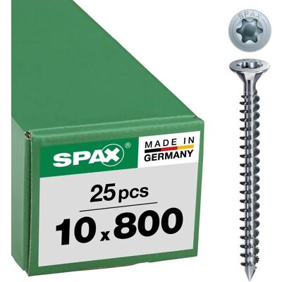 SPAX - T-Star Plus - 10.0 x 800 mm - WIROX - Tornillo de madera SPAX - T-Star Plus - 10.0 x 800 mm - WIROX - Tornillo de madera
