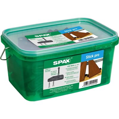 Kit de fijación invisible para terrazas de madera - SPAX Kit de fijación invisible para terrazas de madera - SPAX