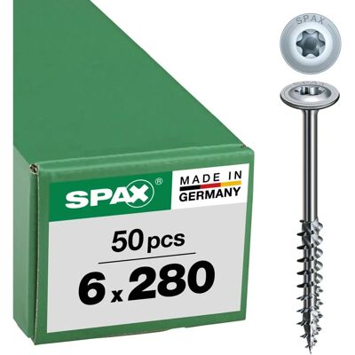 SPAX Wood Screws 6x280mm WIROX T-STAR plus - Heavy Duty Screws SPAX Wood Screws 6x280mm WIROX T-STAR plus - Heavy Duty Screws