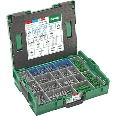 SPAX Elektriker-Set L-BOXX Stor - 1456 stk SPAX Elektriker-Set L-BOXX Stor - 1456 stk