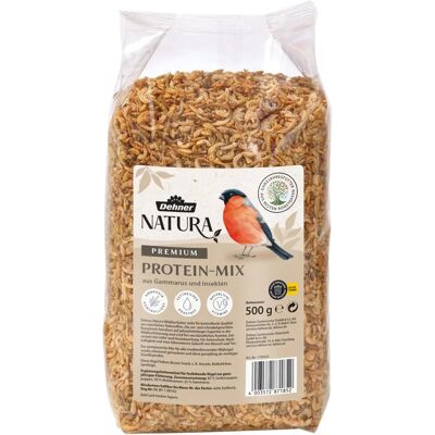 Mieszanka nasion dla dzikich ptaków Dehner Natura - Białka i Ziarna - 500g Mieszanka nasion dla dzikich ptaków Dehner Natura - Białka i Ziarna - 500g