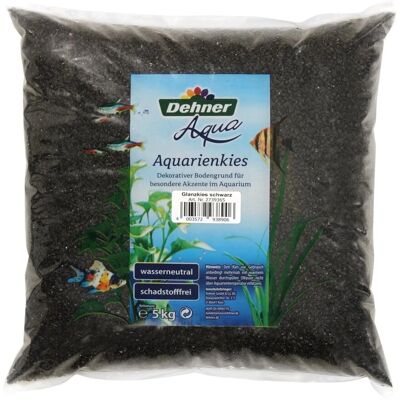 Gravier Aqua Dehner - 2-3mm Noir - Gravier pour aquariums Gravier Aqua Dehner - 2-3mm Noir - Gravier pour aquariums