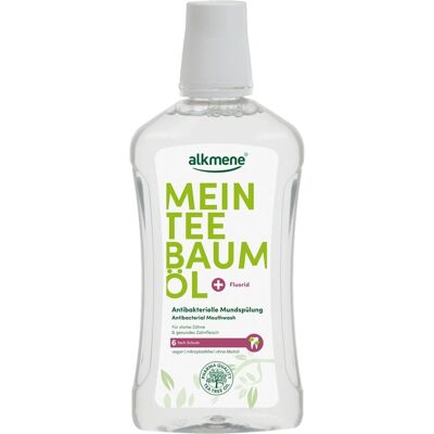 Alkmene Mein Teebaumöl Antibakterielle Mundspülung 500 ml Alkmene Mein Teebaumöl Antibakterielle Mundspülung 500 ml