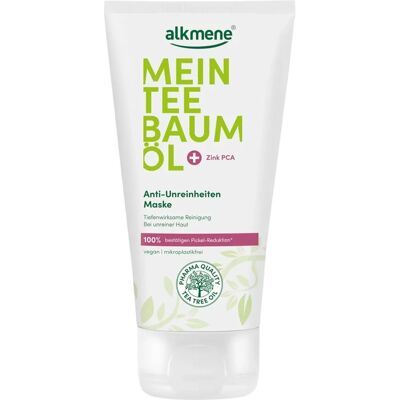 Alkmene Teebaumöl Anti-Unreinheiten Maske - Gesichtsmaske gegen Pickel & Mitesser Alkmene Teebaumöl Anti-Unreinheiten Maske - Gesichtsmaske gegen Pickel & Mitesser
