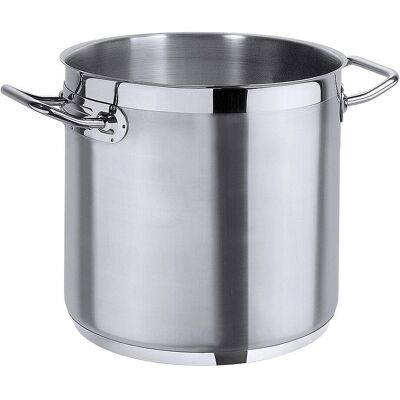 Contacto - Edelstahl Kochtopf 32 cm - Seidenmatt gebürstet - induktionsgeeignet - Pot Contacto - Edelstahl Kochtopf 32 cm - Seidenmatt gebürstet - induktionsgeeignet - Pot
