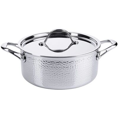 Contacto - Hammerschlag - Aspretto martellato - 4.7 L - Pignatta brasante Contacto - Hammerschlag - Aspretto martellato - 4.7 L - Pignatta brasante