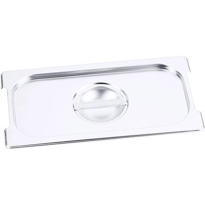 Contacto CNT07213 1/3 coperchio in acciaio inox con incavo per manico Contacto CNT07213 1/3 coperchio in acciaio inox con incavo per manico