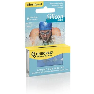 Ušní špunty z Hydrogel Aqua Modrá OHROPAX - Ochrana pro plavání Ušní špunty z Hydrogel Aqua Modrá OHROPAX - Ochrana pro plavání