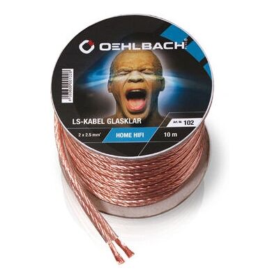 Oehlbach 105 cable de audio - 20m - Transparente - Cable de altavoz Oehlbach 105 cable de audio - 20m - Transparente - Cable de altavoz