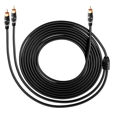 Oehlbach Easy Connect Sub - 5m RCA Noir - Publicité Oehlbach Easy Connect Sub - 5m RCA Noir - Publicité