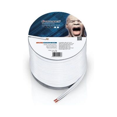 Cable de audio Oehlbach SP-7 - 30m Blanco Cable para altavoces estéreos Cable de audio Oehlbach SP-7 - 30m Blanco Cable para altavoces estéreos