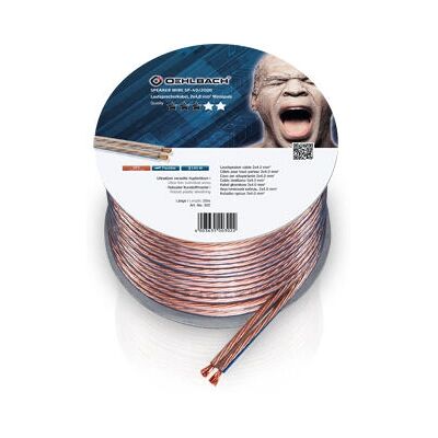 Cable de audio Oehlbach SP-40 - 20m Transparente - Cable de altavoz para Hi-Fi Cable de audio Oehlbach SP-40 - 20m Transparente - Cable de altavoz para Hi-Fi