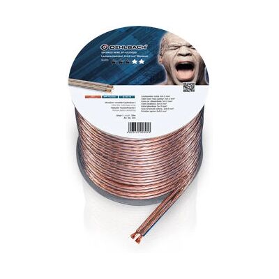 Oehlbach 30 m stereo ljudkabel - Högkvalitativ OFC-koppar - 2x4,0 mm² - Klart ljud Oehlbach 30 m stereo ljudkabel - Högkvalitativ OFC-koppar - 2x4,0 mm² - Klart ljud